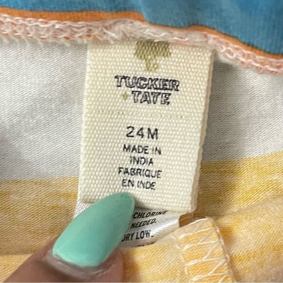 Tucker + Tate Toddler Girl’s Colorful Striped Pull On Leggings 24 Months - Picture 8 of 10